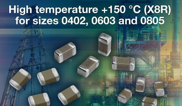 Vishay expand its used for high temperature application VJ X8R series surface-mount multilayer ceramic chip capacitor